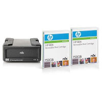 Sistema de copias de seguridad de disco extraíble externo HP StorageWorks RDX750 (AW579A#ABB) Sistema de copias de seguridad de disco extraíble externo HP StorageWorks RDX750 (AW579A#ABB)